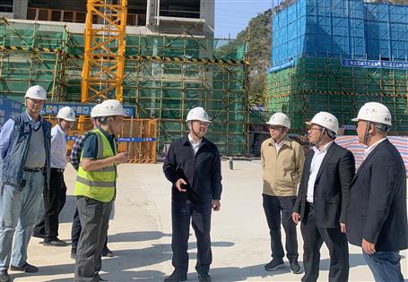 覃振華帶隊到磐龍府項目開展2022年春節(jié)后復工復產(chǎn)暨第一季度安全生產(chǎn)質量綜合大檢查