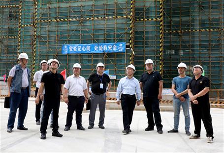 覃振華帶頭到項目開展2022年第二季度安全生產質量綜合大檢查